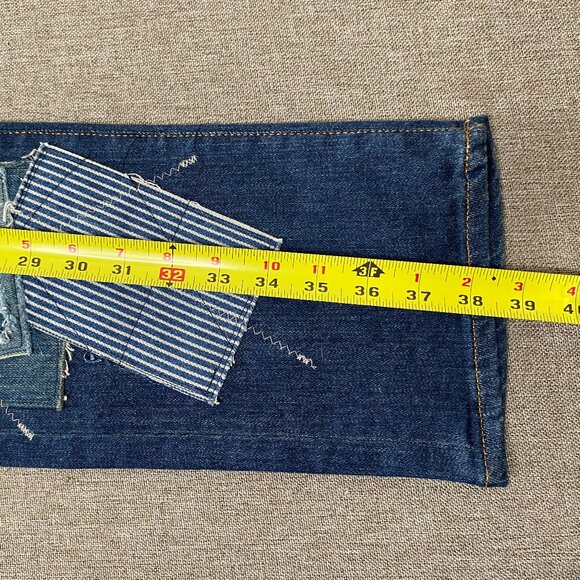 Levi's 513 x Junya Watanabe Patchwork Denim Jeans Men 30 x 32 Blue Casual Pants - Picture 15 of 16
